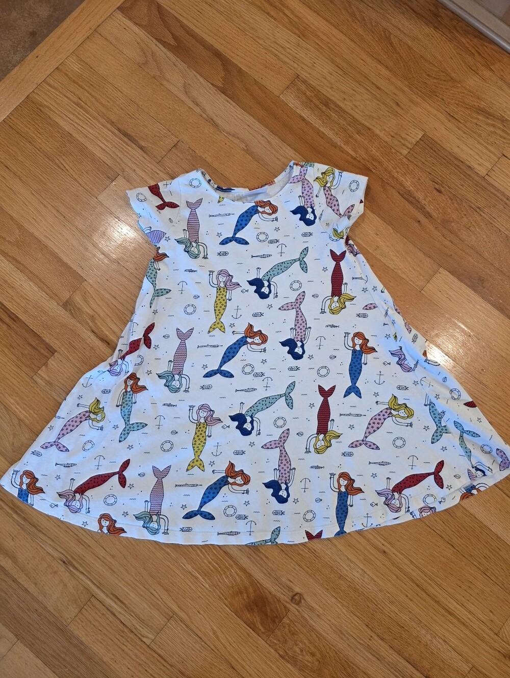 Hanna Andersson Mermaid Short Sleeve Dress